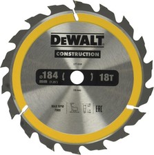 DEWALT DT1938-QZ lama per seghe circolari 184mm foro16 18denti spessore dente...
