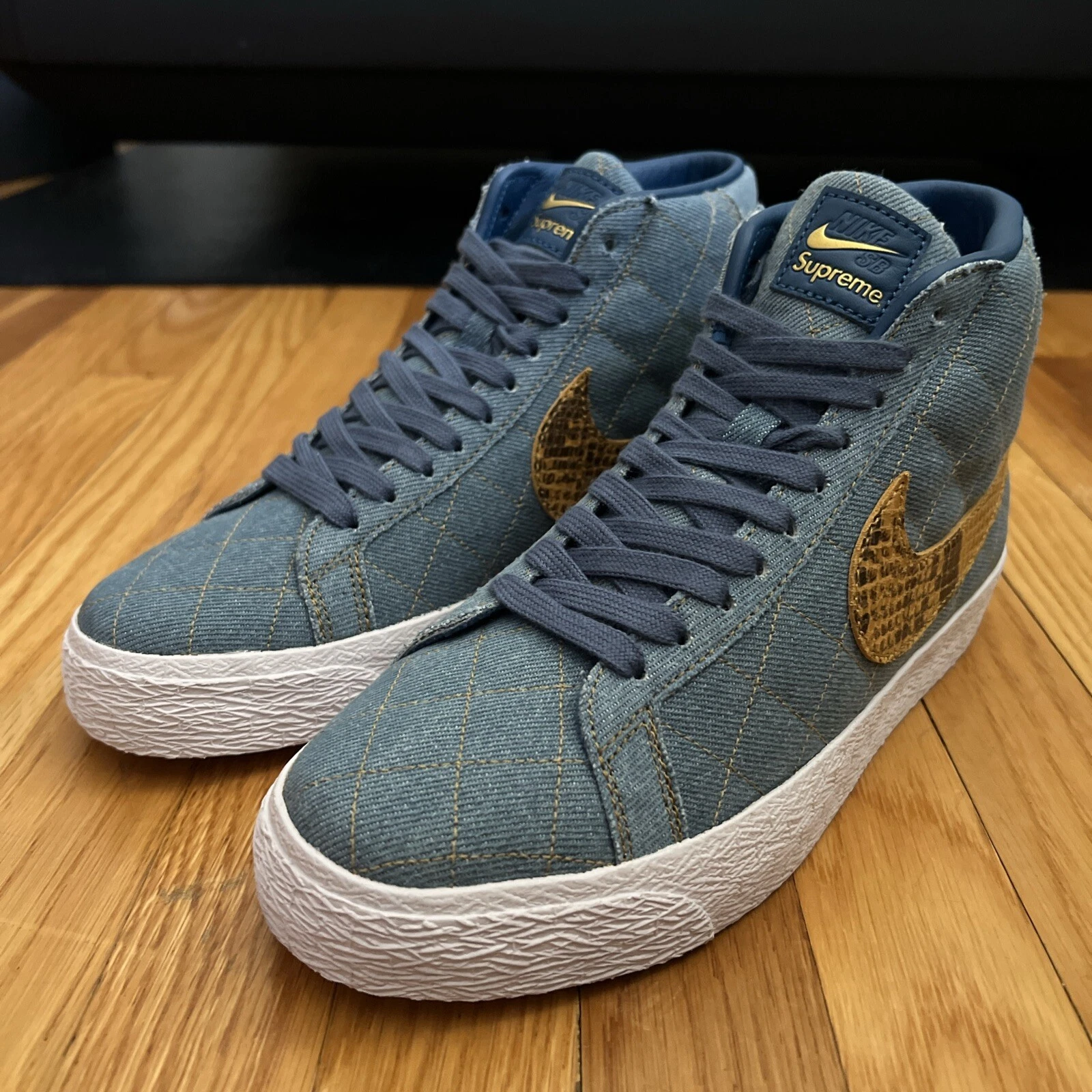 Nike SB Zoom Blazer Mid QS Supreme Denim DX8421 400 taille 6