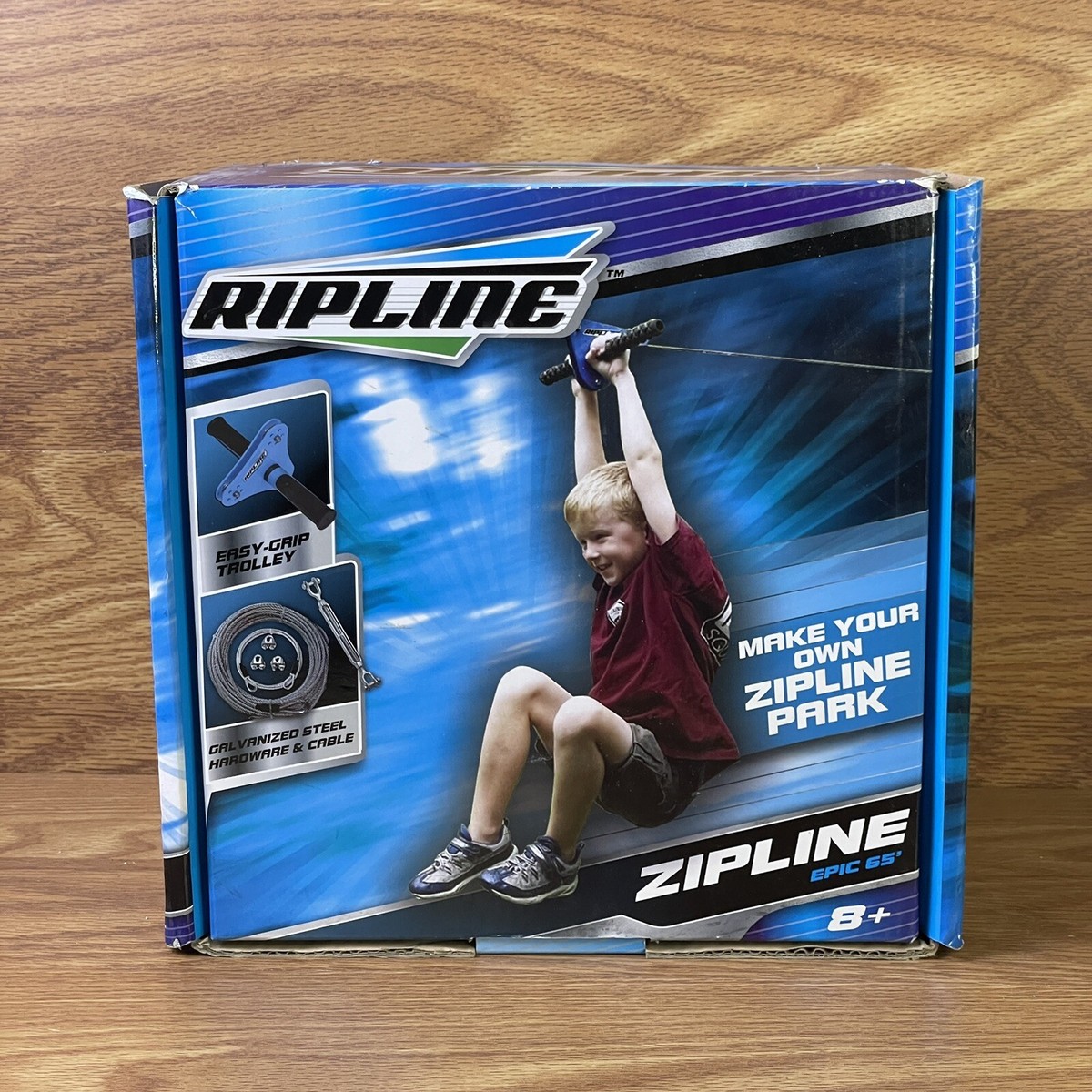 Ripline Epic 65' Zipline Set - Make Your Own Zipline - Complete