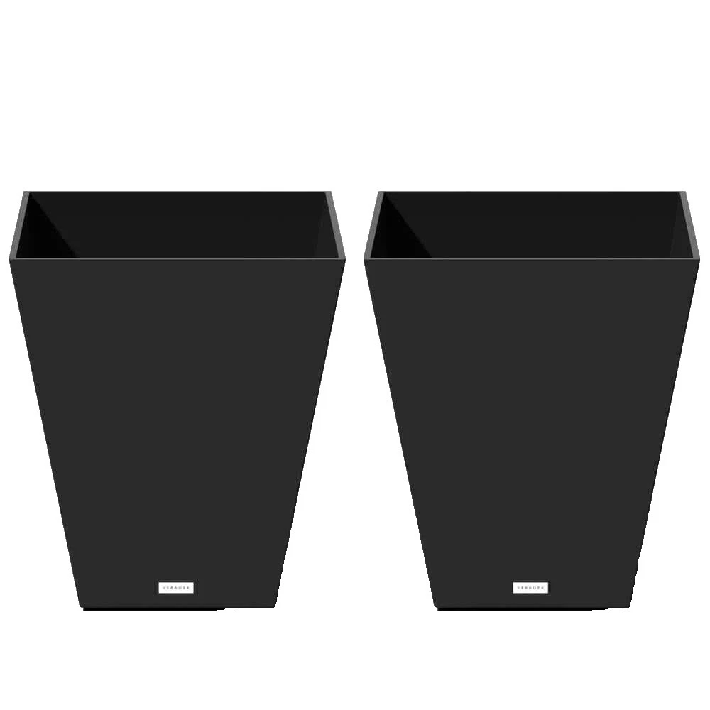 Cestas de Plantas Preto, potes, Barris de Janela