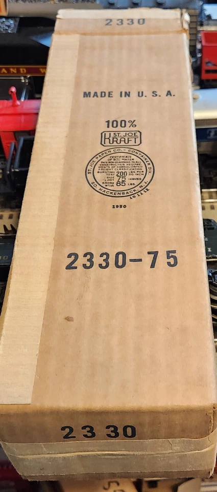 LIONEL 2330 GREEN PRR GG-1 Locomotive IN GOOD CONDITION IN OB, LINER WRAP PAPER - Image 2 of 4