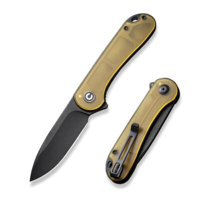 Civivi Messer Elementum Flipper C907A-5 Blackwash Ultem D2 Stahl Taschenmesser