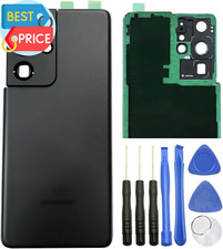 Galaxy S21 Ultra Rear Panel Back Glass Door Cover Replacement for Samsung Galaxy