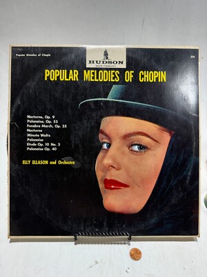 Chopin, Elly Ellason And Orchestra   Popular Melodies Of Chopin - Hudson 235