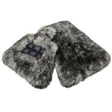 Genuine Silver Gray Sheepskin Car Mats Mercedes Benz X167 Maybach GLS 600 580 63