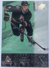 2000-01 OSSI VAANANEN UPPER DECK SPX ROOKIE #184 COYOTES #0622/1500