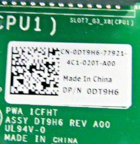 Dell DT9H6 PowerEdge Riser 3 Card (Default) (2) x8 Slot Version - Picture 2 of 4