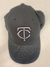 Minnesota Twins Youth Hat Cap Flex Fit Grey MLB Baseball Pre Owned HT23 30