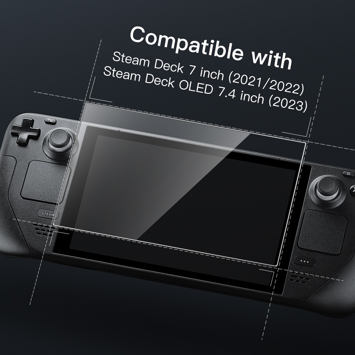 Screen Protector for Steam Deck OLED 7.4-Inch 2023/Steam Deck 7