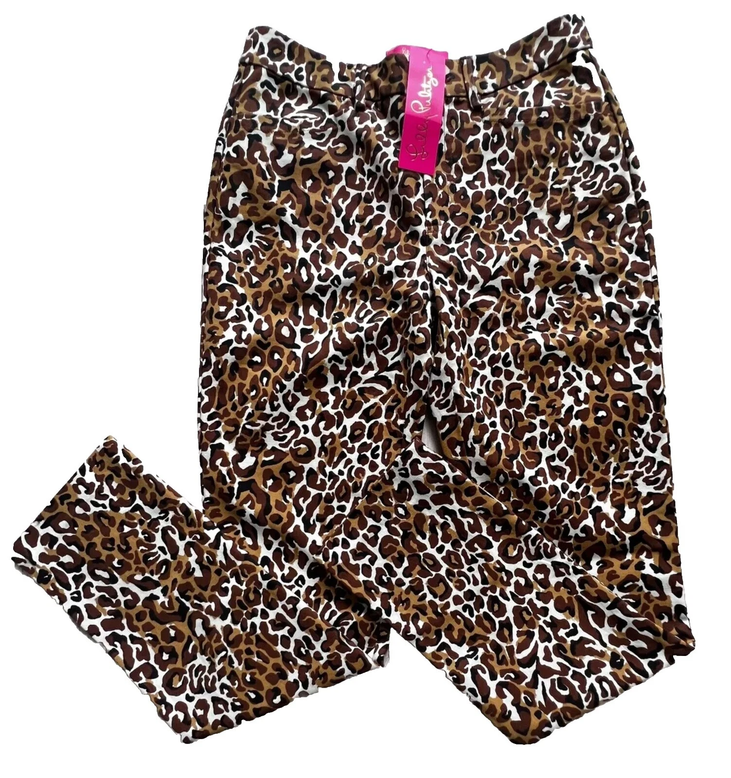 Animal Print Cotton Pants for Women