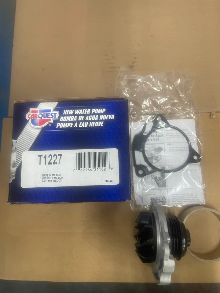 Bomba de agua Carquest T1227 2007-12 Ford Lincoln Mercury Mazda 3,0 L 3,5 L Foto 2 de 2