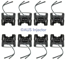 Set of 8 Fuel Injector Connector Pigtails fit Bosch EV1 Jetronic [EV1F-8]