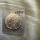 1886 Silver Dollar $1 Coin New Orleans Mint 0.9 Fineness
