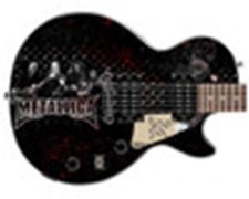 Metallica James Hetfield Autographed Custom Epiphone Graphics Guitar