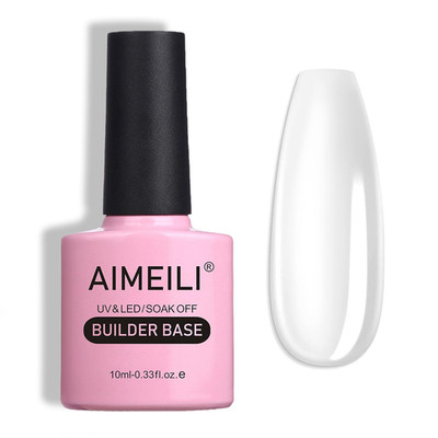AIMEILI 5 in 1 Builder Base Gel Für Nägel UV LED Gellack Mehrfarbig Ablösbarer G