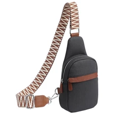 Small Sling Bag for Women Crossbody Purse, Soft Vegan Leather Sling Purse, Cr...