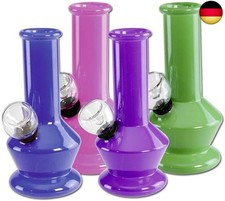 Wasserpfeife, Glas-Bong, Glasblubber | 13 cm | violett | robustes