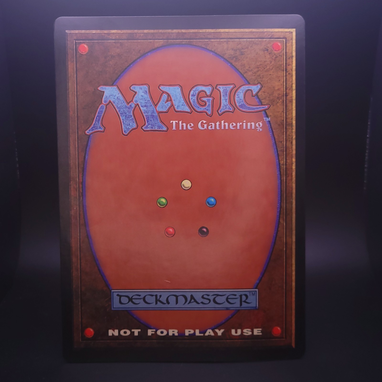 Magic The Gathering: 1996 Black Lotus, oversize 6x9 Scrye Magazine Promo Card view 4