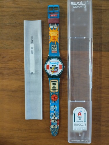 Swatch Uhr - Zeitlose schöne Popsies. Atlanta 1996 Olympische Spiele Pop Art Swiss