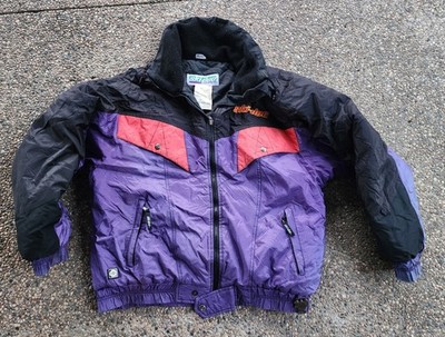 Vintage 90s Ski-Doo Bombardier Coat Jacket Size M Snowmobile ROTAX Logo 