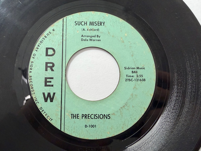 #ad Northern Soul 45 Precisions quot;Such Miseryquot; quot;A Lover#x27;s Pleaquot; Drew 1001 HEAR $50.00