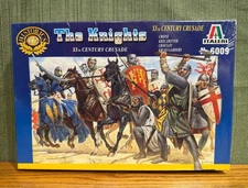 Italeri, The Knights, XIth Century Crusade, 6009, 1:72 Scale, Model Kit, NIB