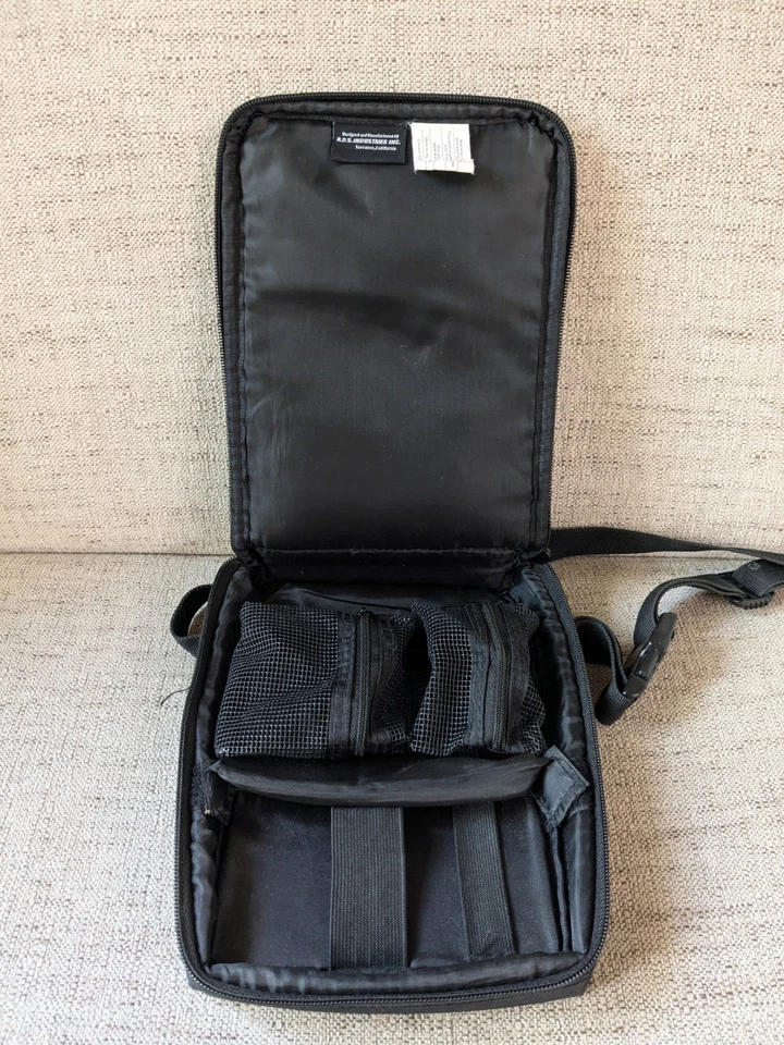 Official Nintendo DS Carrying Case Travel Bag By RDS Industries - Black & Gray - Image 3 of 4