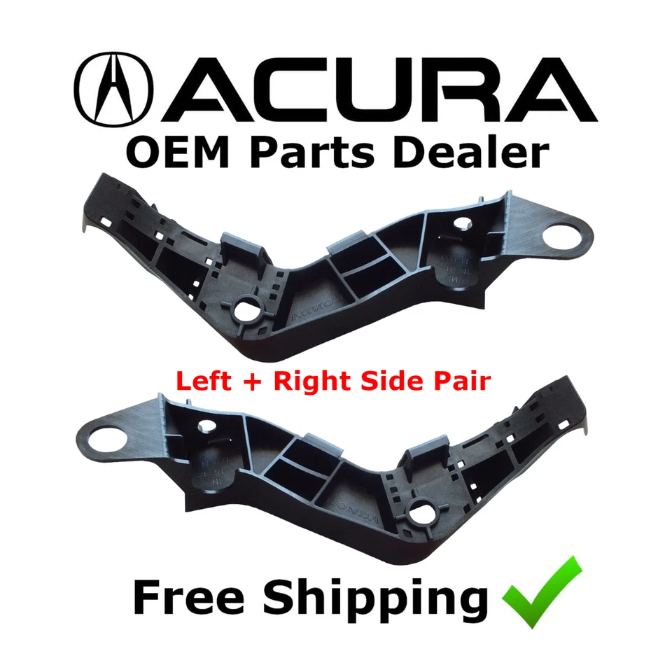 Acura TSX 2009-2014 *Sedán* 4 puertas trasero izquierdo + derecho par espaciador de parachoques soporte nuevo OEM Foto 3 de 4
