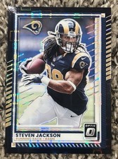 STEVEN JACKSON 2025 DONRUSS OPTIC #142 BLACK Prizm #11/25 Rams