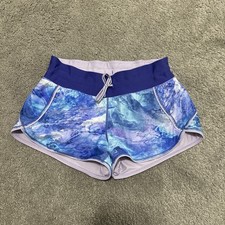 Ivivva by Lululemon Girls Speedy Tie Dye Activewear Shorts Youth Size 12