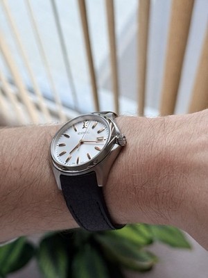 Ebel Wave Calfskin Brown Leather Watch | 1216330 | Full set | Rare
