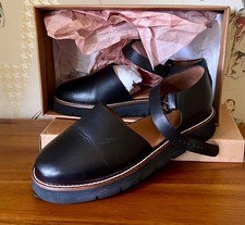 ANTHROPOLOGIE SOLEIL SPORT DORSAY SANDALIA PLATAFORMA NEGRA. EU40
