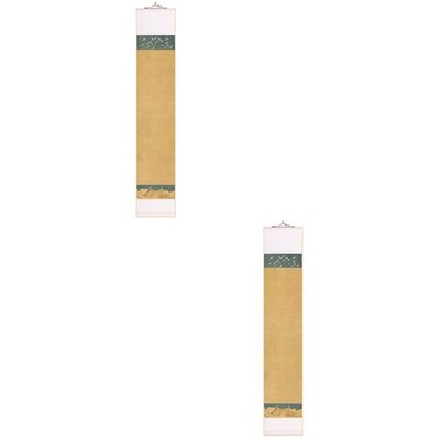  2pcs Kalligraphie Art Scroll Paper Kalligraphie Zubehör Kalligraphie Schreiben