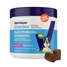 Glandex Daily Probiotics for Dogs with Prebiotics to Support Gut Health with ...