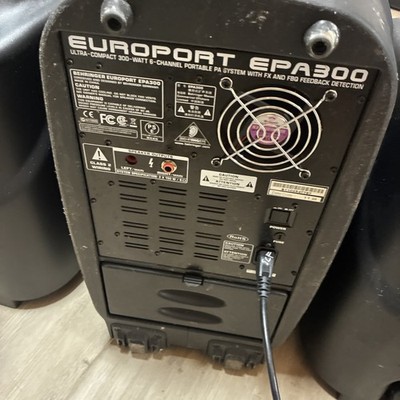 Behringer EUROPORT EPA300 ポータブルPAシステム Behringer EUROPORT EPA300 Portable PA System | Guitar Center