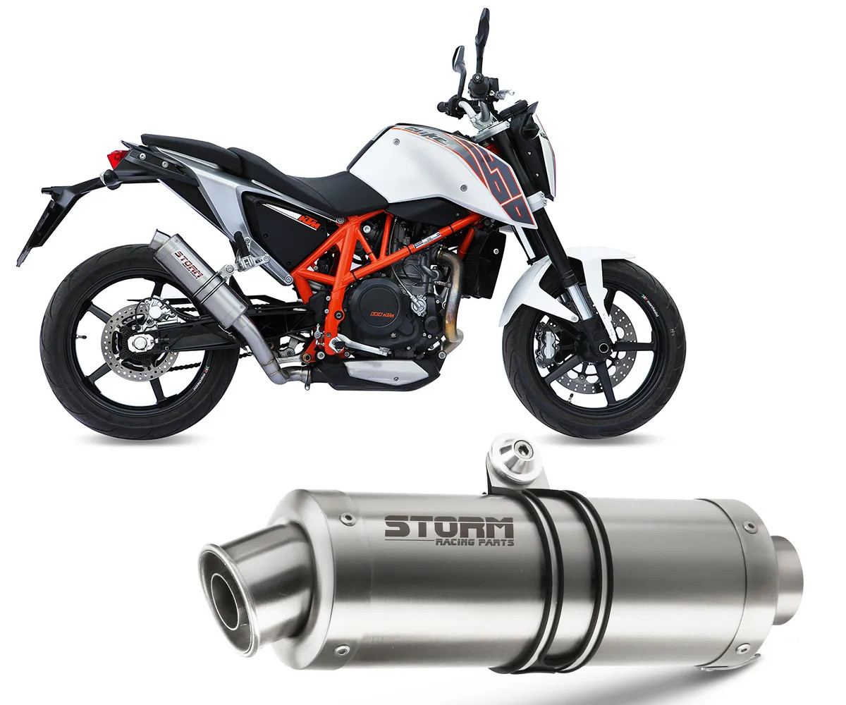 Exhaust Storm by Mivv Muffler Gp Steel for Ktm 690 Duke 2012 > 2018