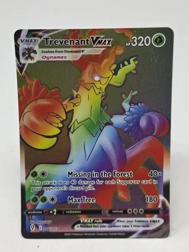 Trevenant VMAX (Secret) 206/203 SWSH07: Evolving Skies Holo