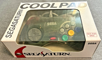 Sega Saturn Clear Black Controller Cool Pad * HSS-0101 Ss Sega Saturn *RaritÄT*