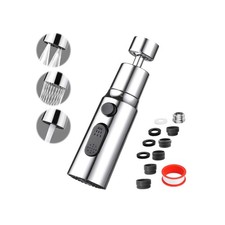 Kitchen Faucet Aerator Splash Proof Spout.3 Function Kitchen Tap Spray Head A...