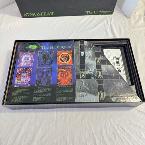 1995 Mattel ATMOSFEAR The Harbingers Nightmare Videorecorder Brettspiel Halloween Horror - Bild 2 von 6