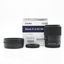 Sigma AF 30mm f1.4 Contemporary DC DN 016 Lens Sony E-Mount 221