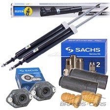 BILSTEIN B4 2x STOßDÄMPFER+SACHS DOMLAGER+PROTECTION-KIT HI FÜR BMW 3-ER E90 E91