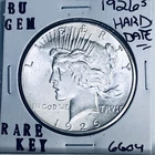 1926 S BU GEM PEACE SILVER DOLLAR UNC MS+++ U.S. MINT RARE KEY COIN 6604