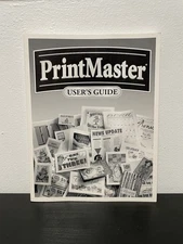 PrintMaster User's Guide 4.0 Book Paperback Mindscape NEW Reference 1997