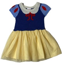 Disney Princess Snow White Cosplay Dress toddler girls Sz 3t used see photos