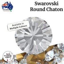Swarovski 1200 - Chaton Stone - SS35 7.2mm - Crystal F - 20 pieces - Vintage
