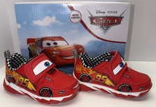 Disney Cars Lightning McQueen Light Up Shoes Toddler Size 8