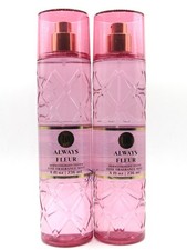 BATH  BODY WORKS ALWAYS FLEUR FRAGRANCE MIST 8 FL OZ LOT OF 2 PCS 