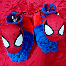 VINTAGE 2005 SPIDERMAN SPIDER-MAN MARVEL Toddler Slippers Size 7/8 NEW W TAGS