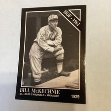 1991 The Sporting News Conlon Collection - Bill McKechnie #34 No Mlb Logo